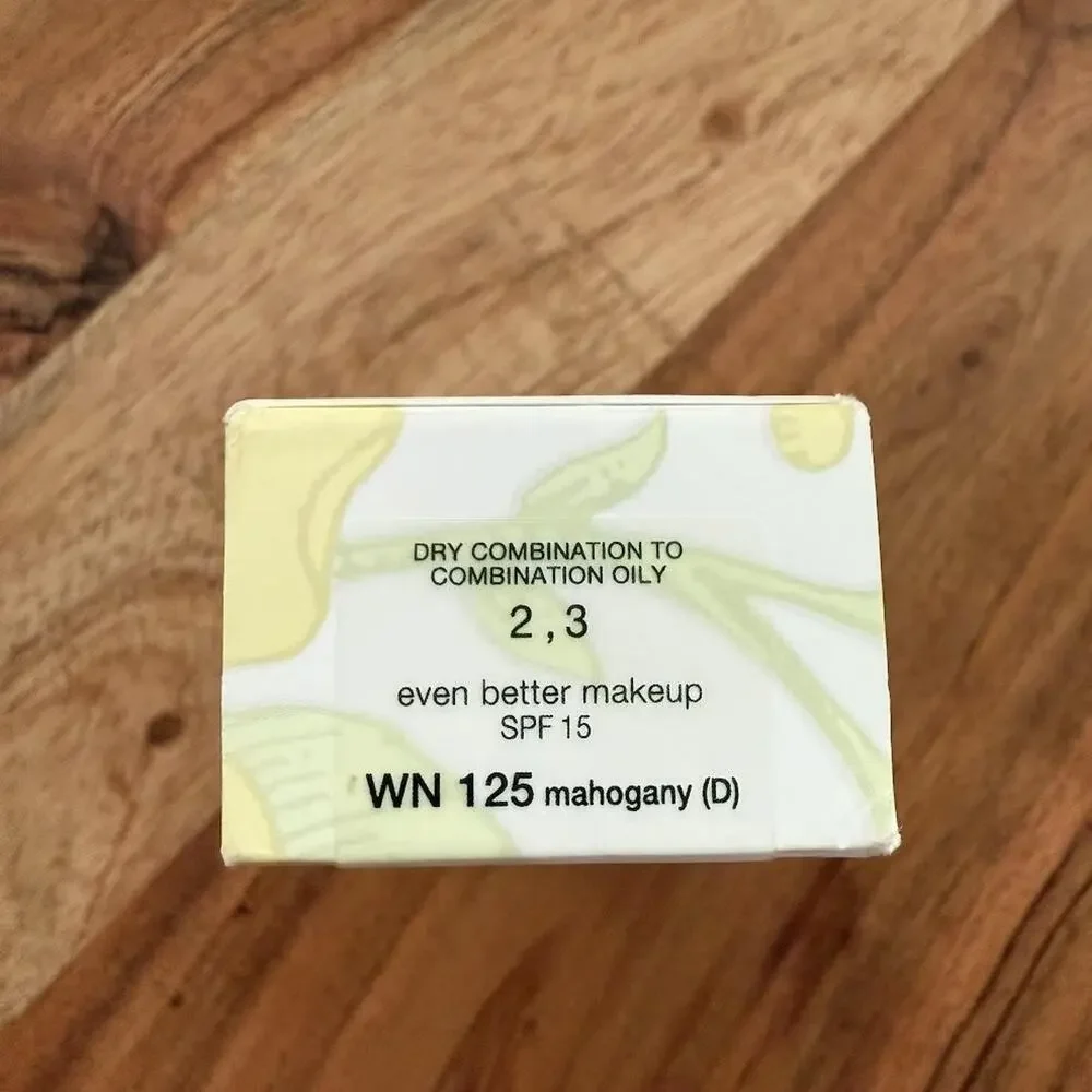 Clinique Even Better Makeup SPF 15 WN 125 Mahogany 1oz Foundation New‎ Boxed
